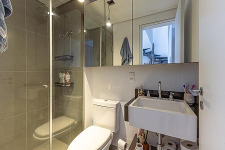 Apartamento para alugar com 46m², 1 quarto e 1 vaga Apartamento para alugar com 46m², 1 quarto e 1 vagaBanheiro