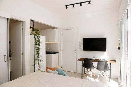 Studio - Sala / Quarto de kitnet/studio para alugar com 1 quarto, 32m² em Centro Histórico, Porto Alegre