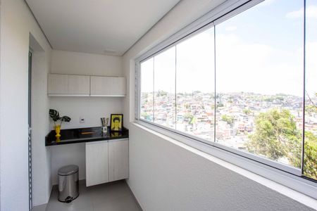 Varanda da Sala de apartamento à venda com 2 quartos, 47m² em Centro, Diadema