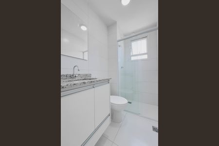 Banheiro da Suíte de apartamento para alugar com 3 quartos, 68m² em Parque Residencial Flamboyant, São José dos Campos