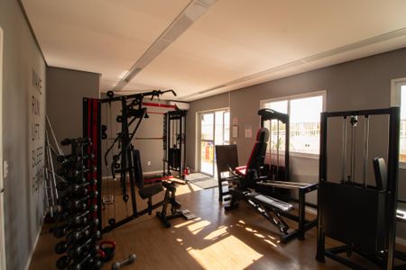 Apartamento para alugar com 44m², 1 quarto e 1 vaga Apartamento para alugar com 44m², 1 quarto e 1 vagaÁrea comum - Academia