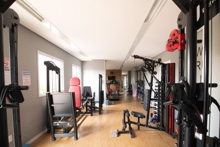 Apartamento para alugar com 44m², 1 quarto e 1 vaga Apartamento para alugar com 44m², 1 quarto e 1 vagaÁrea comum - Academia