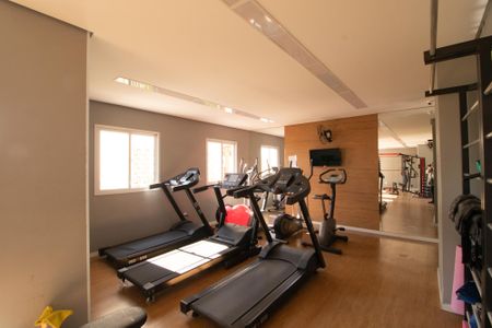 Apartamento para alugar com 44m², 1 quarto e 1 vaga Apartamento para alugar com 44m², 1 quarto e 1 vagaÁrea comum - Academia