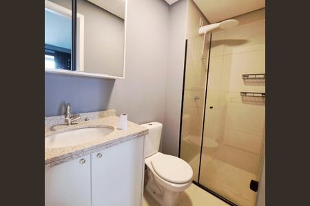 Banheiro suíte de apartamento à venda com 1 quarto, 40m² em Km 18, Osasco