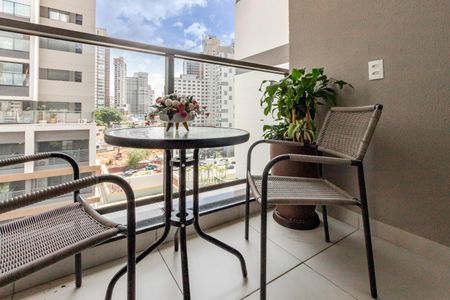 Studio para alugar com 32m², 1 quarto e sem vagaVaranda