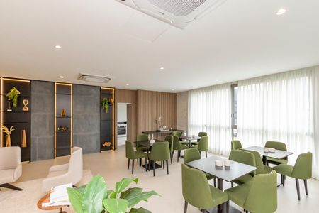 Studio para alugar com 32m², 1 quarto e sem vagaSalão de Festas