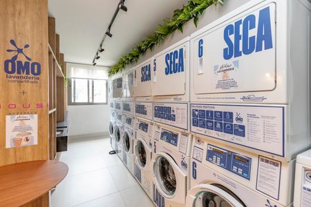 Studio para alugar com 32m², 1 quarto e sem vagaLavanderia