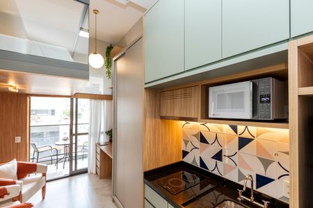 Studio para alugar com 32m², 1 quarto e sem vagaCozinha