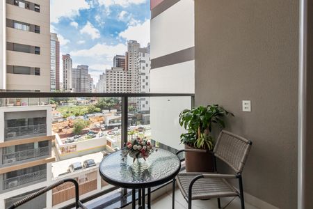 Studio para alugar com 32m², 1 quarto e sem vagaVaranda