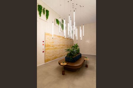 Studio para alugar com 25m², 1 quarto e sem vaga Studio para alugar com 25m², 1 quarto e sem vagaHall social