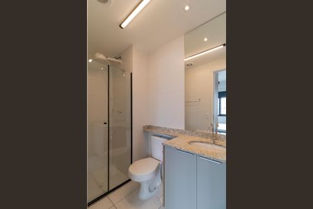 Studio para alugar com 25m², 1 quarto e sem vaga Studio para alugar com 25m², 1 quarto e sem vagaBanheiro
