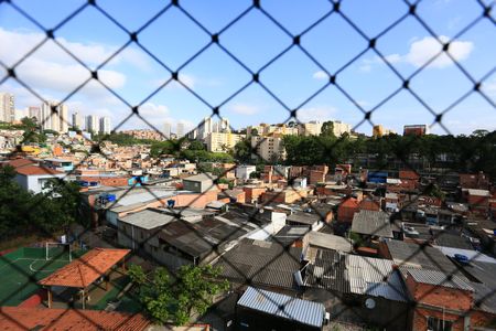 sala  vista de apartamento para alugar com 2 quartos, 57m² em Campo Limpo, São Paulo