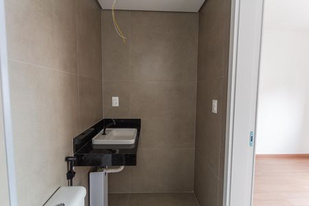 Banheiro da Suíte de apartamento à venda com 3 quartos, 75m² em Cidade Nova, Belo Horizonte