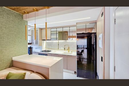 Apartamento à venda com 84m², 2 quartos e 1 vagaCozinha e área de serviço