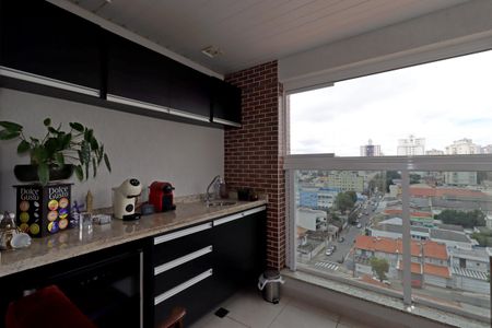 Varanda da Sala de apartamento à venda com 2 quartos, 74m² em Campestre, Santo André
