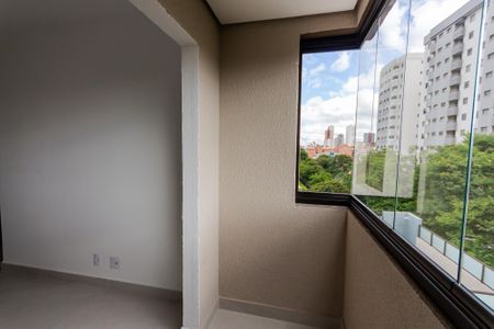 Varanda da Sala de apartamento para alugar com 2 quartos, 56m² em Parque das Nações, Santo André