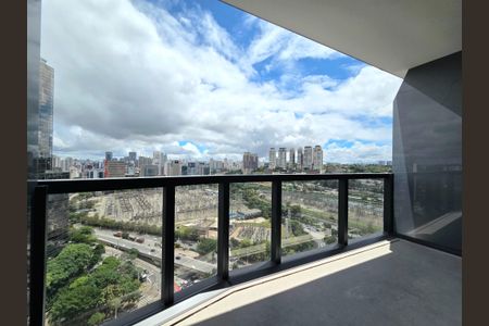 Studio à venda com 39m², 1 quarto e 1 vagaVaranda