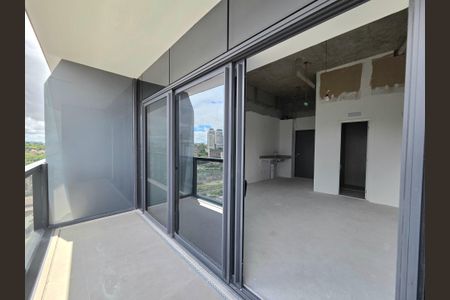 Studio à venda com 39m², 1 quarto e 1 vagaVaranda