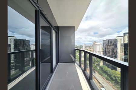 Studio à venda com 39m², 1 quarto e 1 vagaVaranda