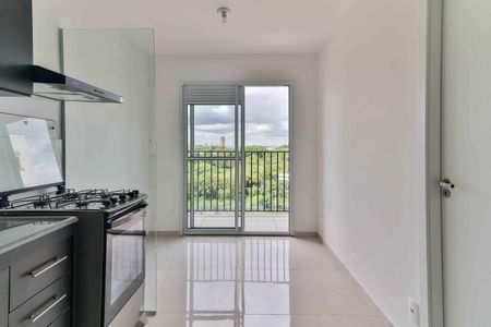 Sala - Cozinha - Lavanderia de apartamento para alugar com 1 quarto, 26m² em Vila Butantã, São Paulo