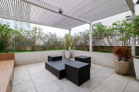 Apartamento à venda com 34m², 1 quarto e 1 vagaChurrasqueira