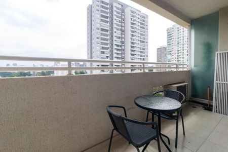 Varanda de apartamento à venda com 1 quarto, 34m² em Santo Amaro, São Paulo