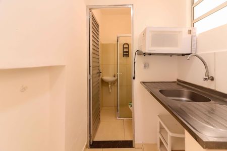 Studio para alugar com 35m², 1 quarto e sem vaga Studio para alugar com 35m², 1 quarto e sem vagaQuarto - Cozinha