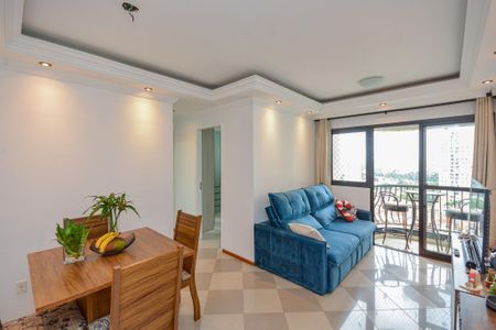 Sala de apartamento à venda com 2 quartos, 65m² em Campo Grande, São Paulo