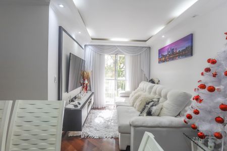 Sala  de apartamento à venda com 3 quartos, 64m² em Centro, Diadema