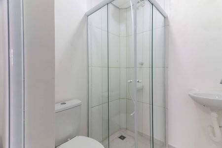 Banheiro de kitnet/studio para alugar com 1 quarto, 30m² em Jardim Esmeralda, São Paulo