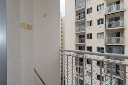 Varanda da Sala de apartamento para alugar com 2 quartos, 50m² em Vila Homero Thon, Santo André
