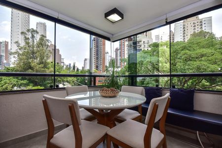 Varanda de apartamento à venda com 3 quartos, 140m² em Vila Andrade, São Paulo