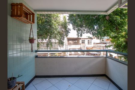 Sala Varanda de apartamento à venda com 2 quartos, 76m² em Maracanã, Rio de Janeiro