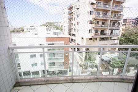 Varanda da Sala de apartamento à venda com 2 quartos, 61m² em Anil, Rio de Janeiro