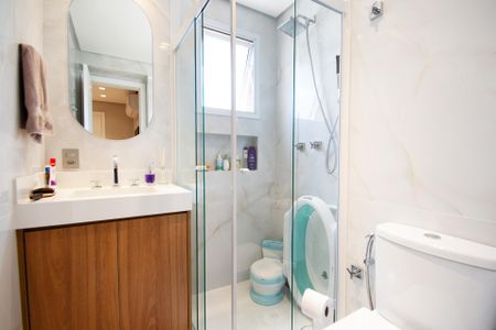 Apartamento à venda com 74m², 2 quartos e 2 vagas Apartamento à venda com 74m², 2 quartos e 2 vagasbanheiro quarto 1