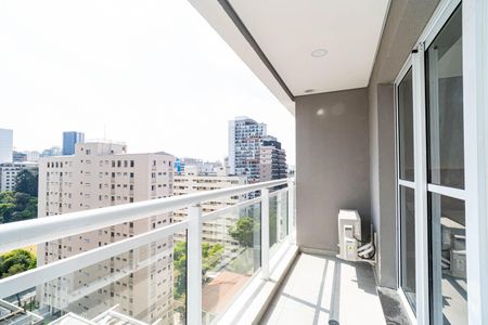Studio à venda com 34m², 1 quarto e 1 vagaVaranda