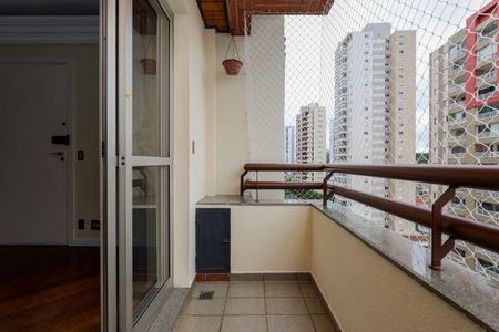 Varanda da Sala de apartamento para alugar com 3 quartos, 125m² em Vila Suzana, São Paulo
