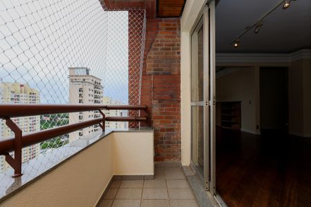 Varanda da Sala de apartamento para alugar com 3 quartos, 125m² em Vila Suzana, São Paulo