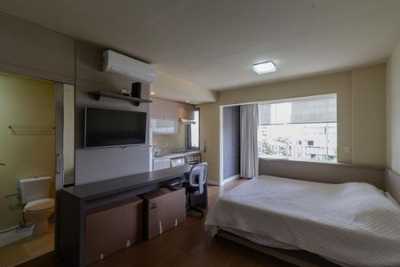 Sala e Quarto de apartamento para alugar com 1 quarto, 35m² em Vila Olímpia, São Paulo