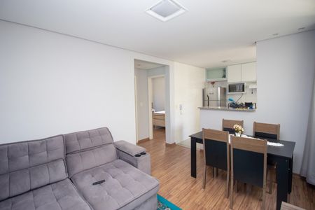 Sala de apartamento para alugar com 2 quartos, 52m² em Sapucaias Iii, Contagem