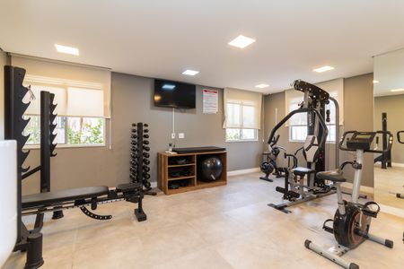 Apartamento à venda com 40m², 2 quartos e 1 vaga Apartamento à venda com 40m², 2 quartos e 1 vagaÁrea comum - Academia