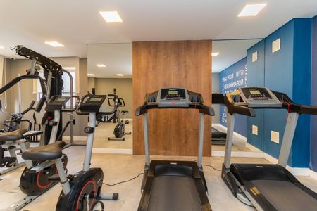 Apartamento à venda com 40m², 2 quartos e 1 vaga Apartamento à venda com 40m², 2 quartos e 1 vagaÁrea comum - Academia