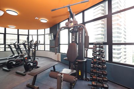 Studio para alugar com 24m², 1 quarto e sem vaga Studio para alugar com 24m², 1 quarto e sem vagaAcademia