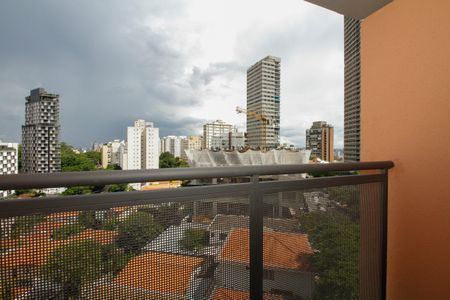 Studio para alugar com 24m², 1 quarto e sem vagaVaranda