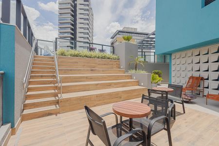 Studio para alugar com 24m², 1 quarto e sem vagaPiscina