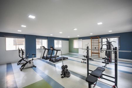 Apartamento para alugar com 42m², 2 quartos e sem vaga Apartamento para alugar com 42m², 2 quartos e sem vagaAcademia