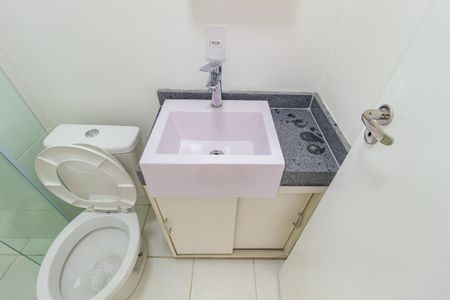 Studio para alugar com 29m², 1 quarto e sem vaga Studio para alugar com 29m², 1 quarto e sem vagaDetalhe - Banheiro