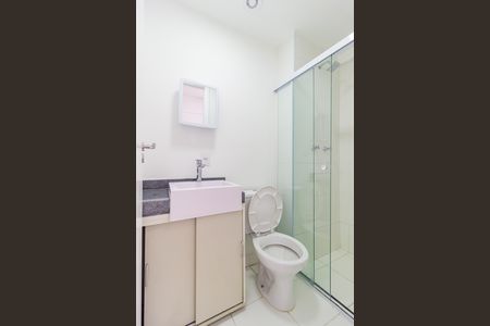 Banheiro de kitnet/studio para alugar com 1 quarto, 29m² em Brás, São Paulo