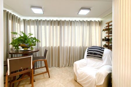 Varanda da Sala de apartamento à venda com 4 quartos, 126m² em Cidade Nova, Belo Horizonte