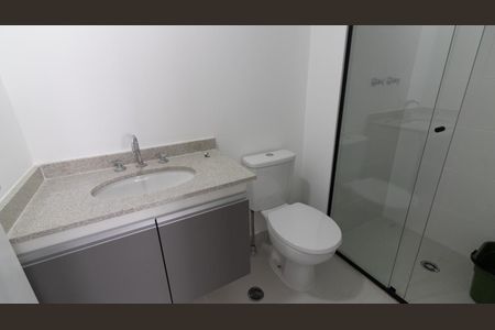 Apartamento para alugar com 28m², 1 quarto e sem vagaBanheiro da Suíte